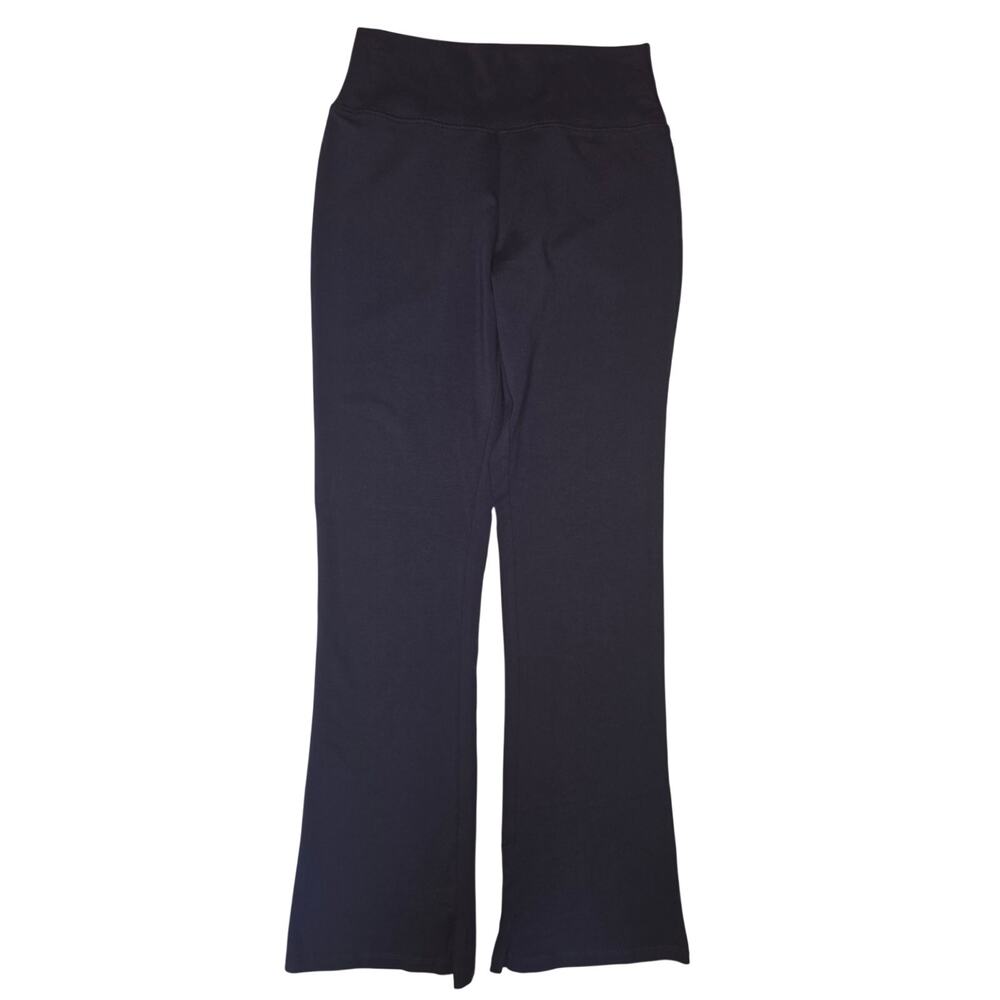 NWT XL Women's Leggings w/Ankle Slit, Slight Flare Leg, Eggplant MSRP $24 - Picture 4 of 8